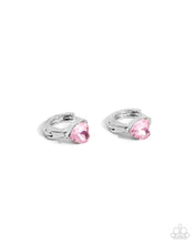 Load image into Gallery viewer, Tenuous Touch - Pink Hoop Earrings
