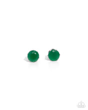 Load image into Gallery viewer, Simply Sublime - Green Cubic Zirconia Post Earrings