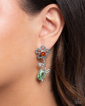 Load image into Gallery viewer, Whimsical Welcome - Orange Post Earrings