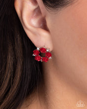 Load image into Gallery viewer, Grace Personified - Red Post Earrings