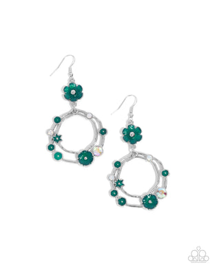 Wreathed Waikiki - Green Earrings