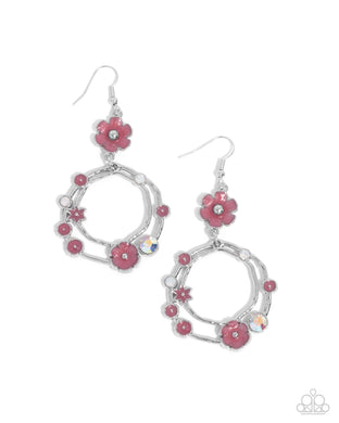 Wreathed Waikiki - Pink Earrings