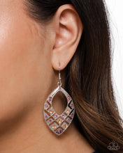 Load image into Gallery viewer, Glittery Gaze - Purple Earrings