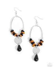 Load image into Gallery viewer, Suspended Santa Fe - Black Earrings