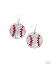 Load image into Gallery viewer, Homerun Haute - White Earrings
