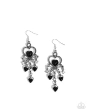 Load image into Gallery viewer, Compassionate Chandelier - Black Earrings