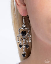 Load image into Gallery viewer, Compassionate Chandelier - Black Earrings