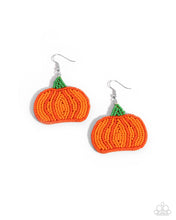 Load image into Gallery viewer, Pumpkin Pizzazz - Orange Earrings