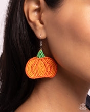 Load image into Gallery viewer, Pumpkin Pizzazz - Orange Earrings