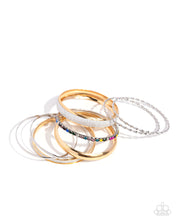 Load image into Gallery viewer, Smoldering Stack - Multimetal/Multicolor Bracelets