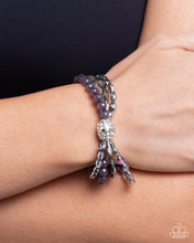 Load image into Gallery viewer, Beaded Boundary - Silver Bracelet