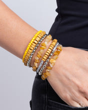 Load image into Gallery viewer, Plentiful Pizzazz - Yellow Bracelet