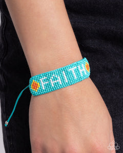 Faithful Foundation - Multicolor Sliding Knot Bracelet