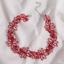 Load image into Gallery viewer, Bouquet Blend - Red Choker Necklace