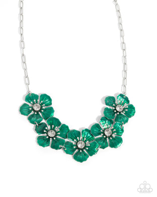Eternal Efflorescence - Green Necklace