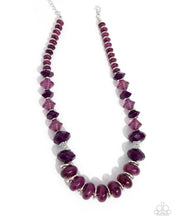 Load image into Gallery viewer, Swift Shimmer - Purple Necklace