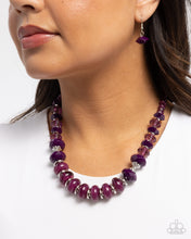 Load image into Gallery viewer, Swift Shimmer - Purple Necklace