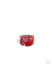 Load image into Gallery viewer, Honorable Hearts - Red Ring