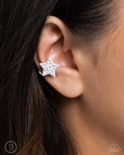 Load image into Gallery viewer, Stellar Skill - White Cuff Earrings
