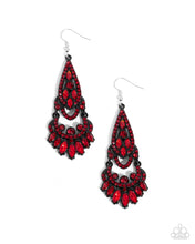 Load image into Gallery viewer, Opera Stage - Red Earrings