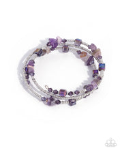 Load image into Gallery viewer, Seed Bead Scene - Purple Bracelet