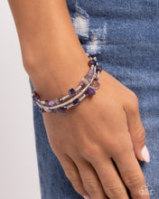 Load image into Gallery viewer, Seed Bead Scene - Purple Bracelet