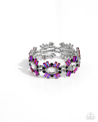 Bewildering Bling - Multicolor Bracelet
