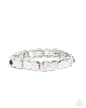 Load image into Gallery viewer, Faint-Hearted Fashion - Green Stretchy Bracelet