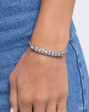 Load image into Gallery viewer, Serious Sentiment - White Bracelet