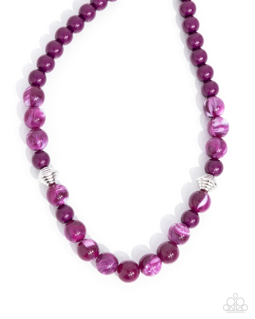 Showroom Swirl - Purple Necklace