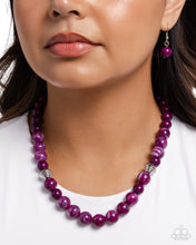 Load image into Gallery viewer, Showroom Swirl - Purple Necklace