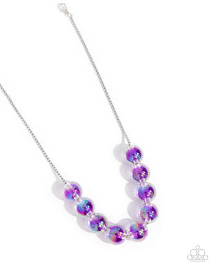 Iridescent Identity - Purple Necklace