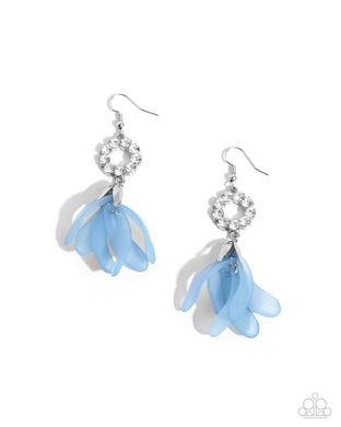 Profuse Petals - Blue Earrings