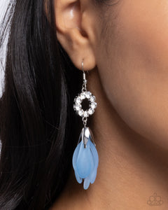 Profuse Petals - Blue Earrings