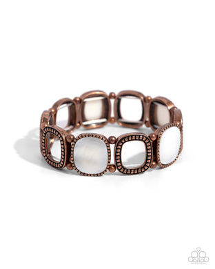 Socialite Shells - Copper Bracelet
