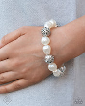 Load image into Gallery viewer, High-Class Headline - White Bracelet