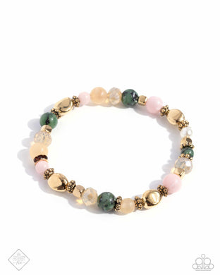 Eclectic Entrance - Multicolor Stretchy Bracelet