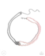 Load image into Gallery viewer, Twisted Twin - Pink Choker Necklace