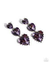 Load image into Gallery viewer, Lovable Lure - Purple Post Earrings