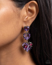 Load image into Gallery viewer, Lovable Lure - Purple Post Earrings