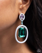 Load image into Gallery viewer, Dipped in Dazzle - White Post Earrings