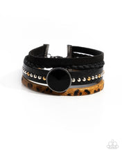 Load image into Gallery viewer, Fair LEATHER - Black Bracelet
