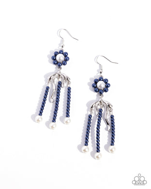 Unforgettable Umbrella - Blue Earrings
