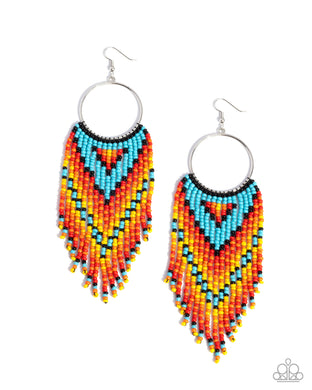 Waving the Banner - Multi Earrings
