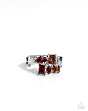 Continuous Wave - Brown Dainty Ring