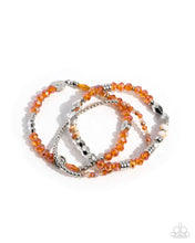 Load image into Gallery viewer, Stellar Salvage - Orange Set of Bracelets