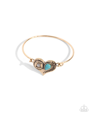 Give More Love - Gold Bracelet