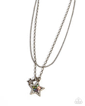 Load image into Gallery viewer, Stackable Stars - Brass Necklace