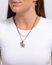 Load image into Gallery viewer, Stackable Stars - Brass Necklace