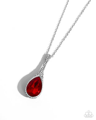 Rosy Revival - Red Necklace